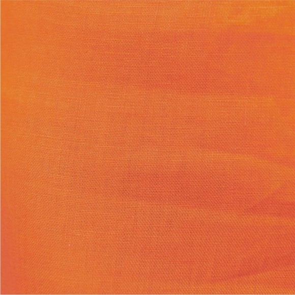 Reformation Dory Linen Dress in Orange Halter Neckline Faux Wrap Mini NWT - Picture 6 of 11